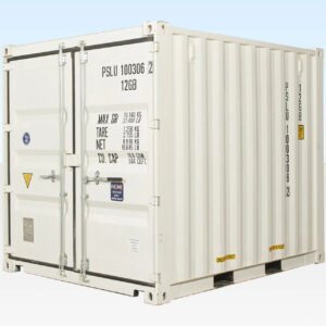 Conteneur maritime 10 pieds blanc