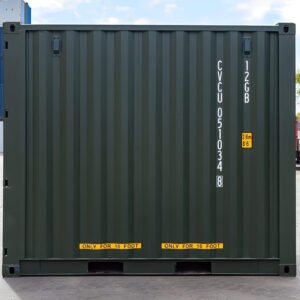 Conteneur Maritime 10 pieds 7,3 m² (Premier Voyage) – Vert