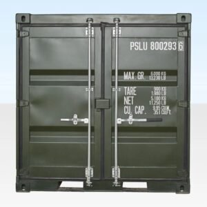 Conteneur Maritime 8 pieds 5,2 m² (Premier Voyage) – Vert