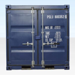 Conteneur Maritime 8 pieds 5,2 m² (Premier Voyage) – Bleu