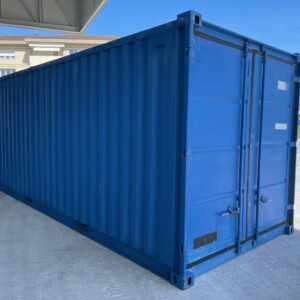 Conteneur de stockage pour pneus 20 pieds Bleu