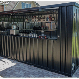 Conteneur Bar Demontable 3×2 Metres, 10 Pieds
